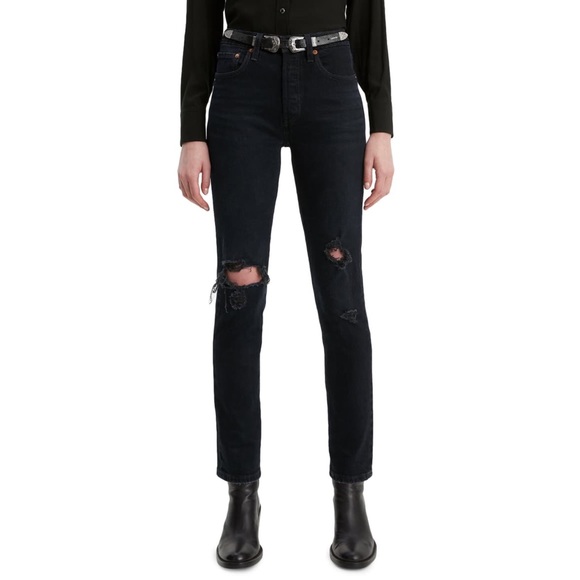 NWT Levi’s 501 High Waist wedgie Skinny fit Jeans - Picture 3 of 7